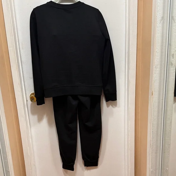 Armani Exchange Black Logo Sweatshirt and Joggers - Picture 3 of 11